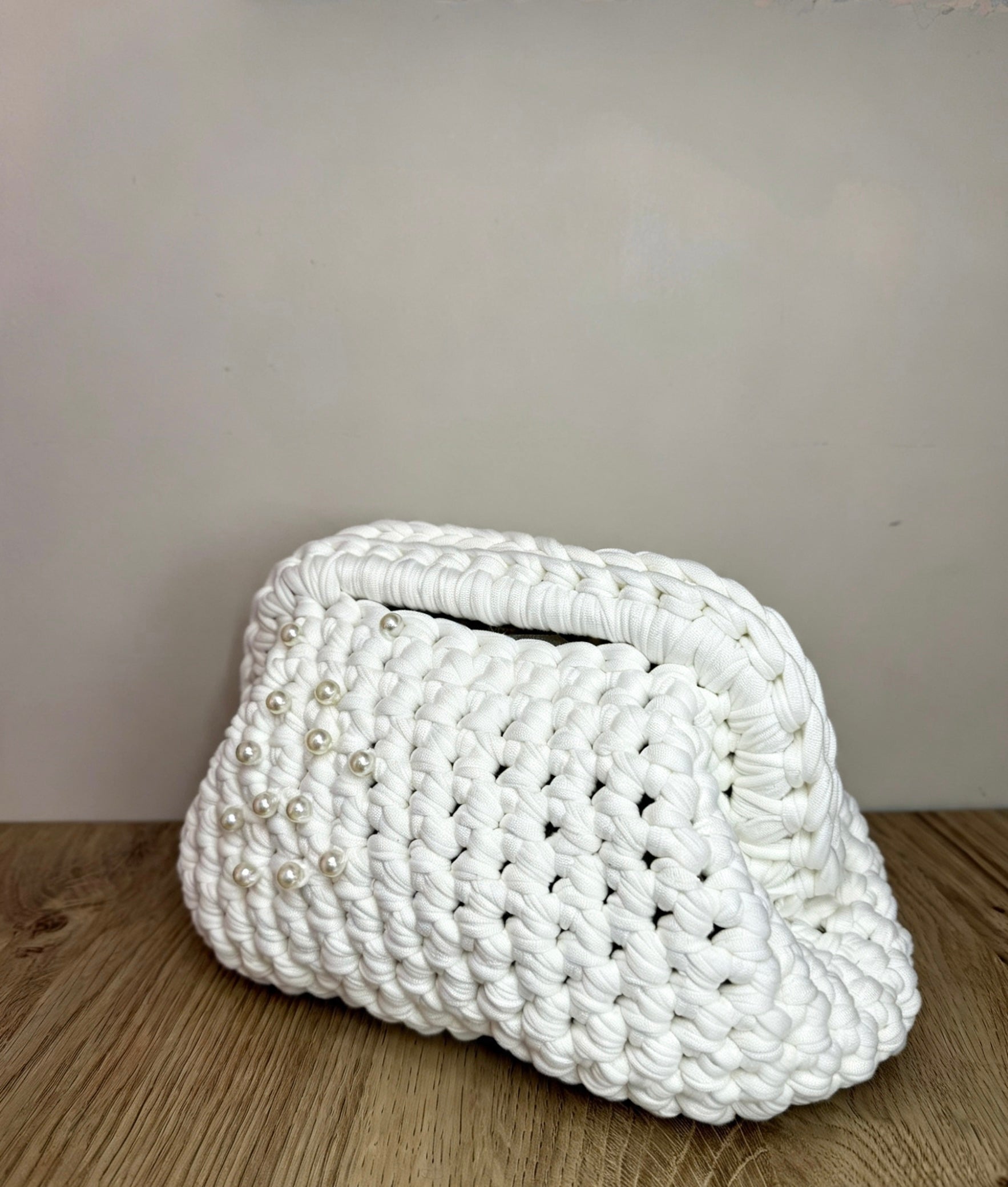 clutch pearl bag